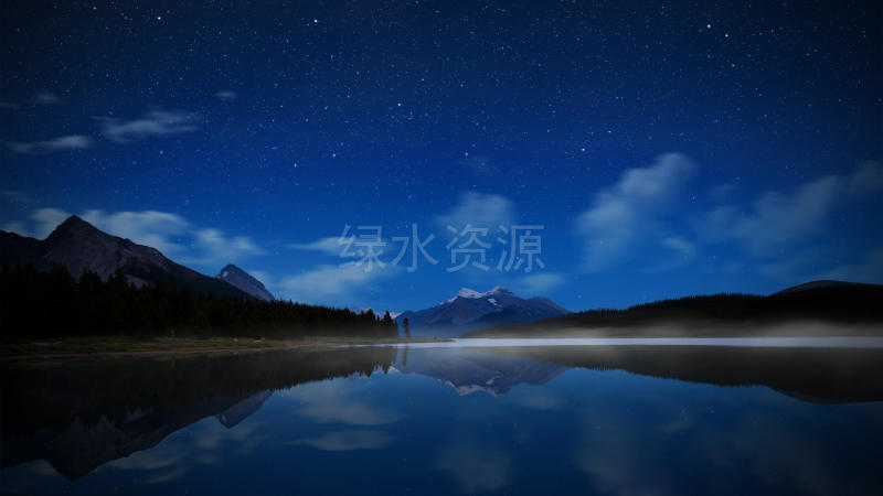 流星湖风景桌面壁纸