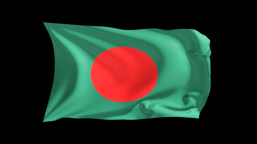 孟加拉国循环挥舞着国旗,孟加拉国循环挥舞着国旗特效,孟加拉国循环挥舞着国旗素材,孟加拉国循环挥舞着国旗视频