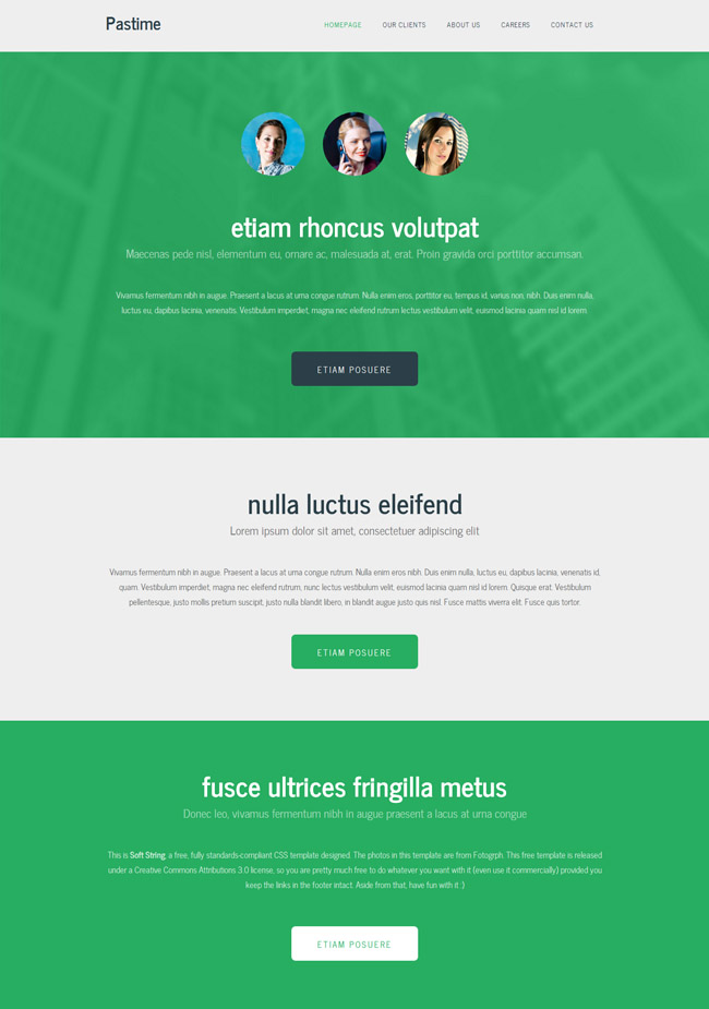 绿色销售行业HTML网页模板
