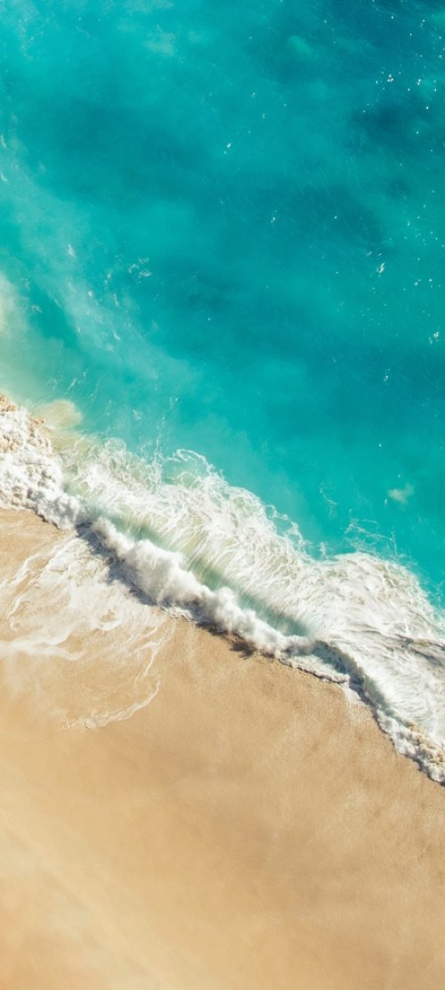 大海  海浪 海滩风景手机壁纸